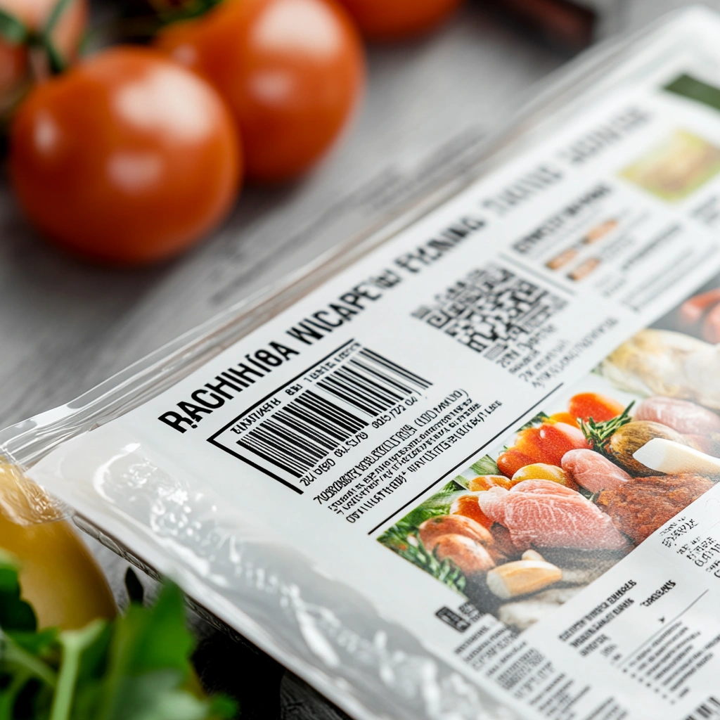 Приклад етикетки на продукті