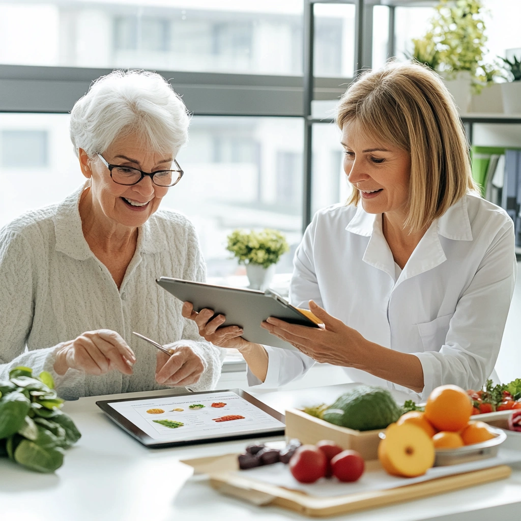 Ілюстрація консультації з дієтологом